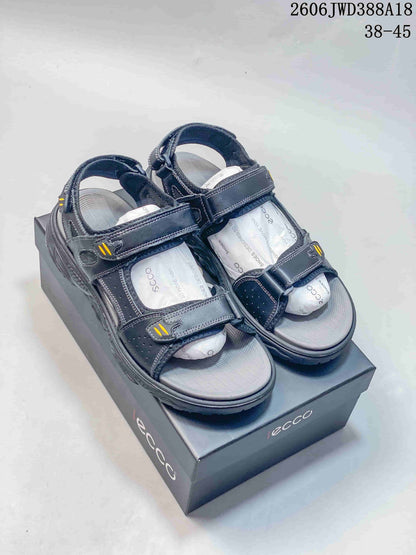 ECCO Adjustable Strap Sandals, Gray, 06JWD388A18