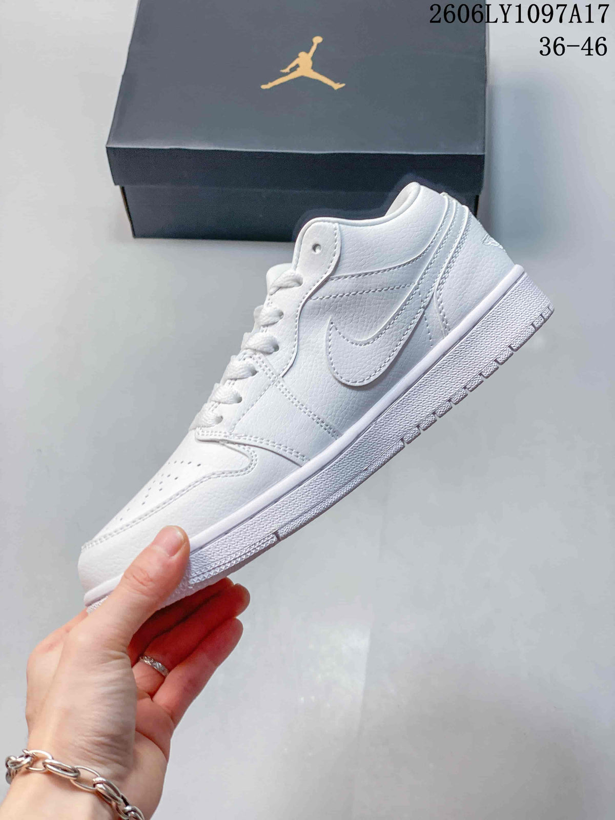 Jordan Air Jordan 1 Low White Sneakers