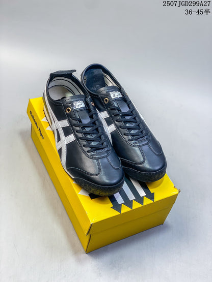 Onitsuka Tiger Mexico 66 SD Paraty Sneakers, Black and Silver