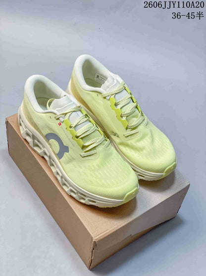 On Cloudmonster 3 Running Shoes in Pale Yellow