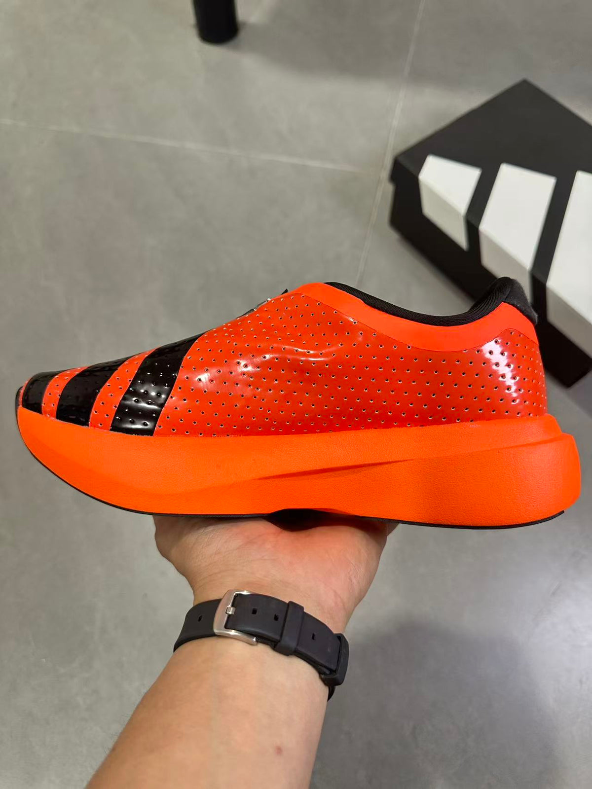 adidas Terrex Agravic Pro Trail Running Shoes Orange Black