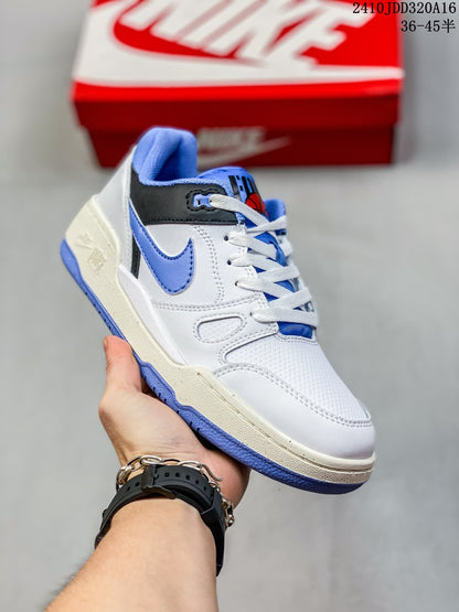 Nike Full Force Low Sneakers White Blue