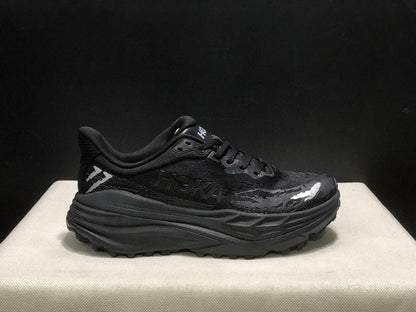 HOKA Stinson 7 Black Trail Sneakers