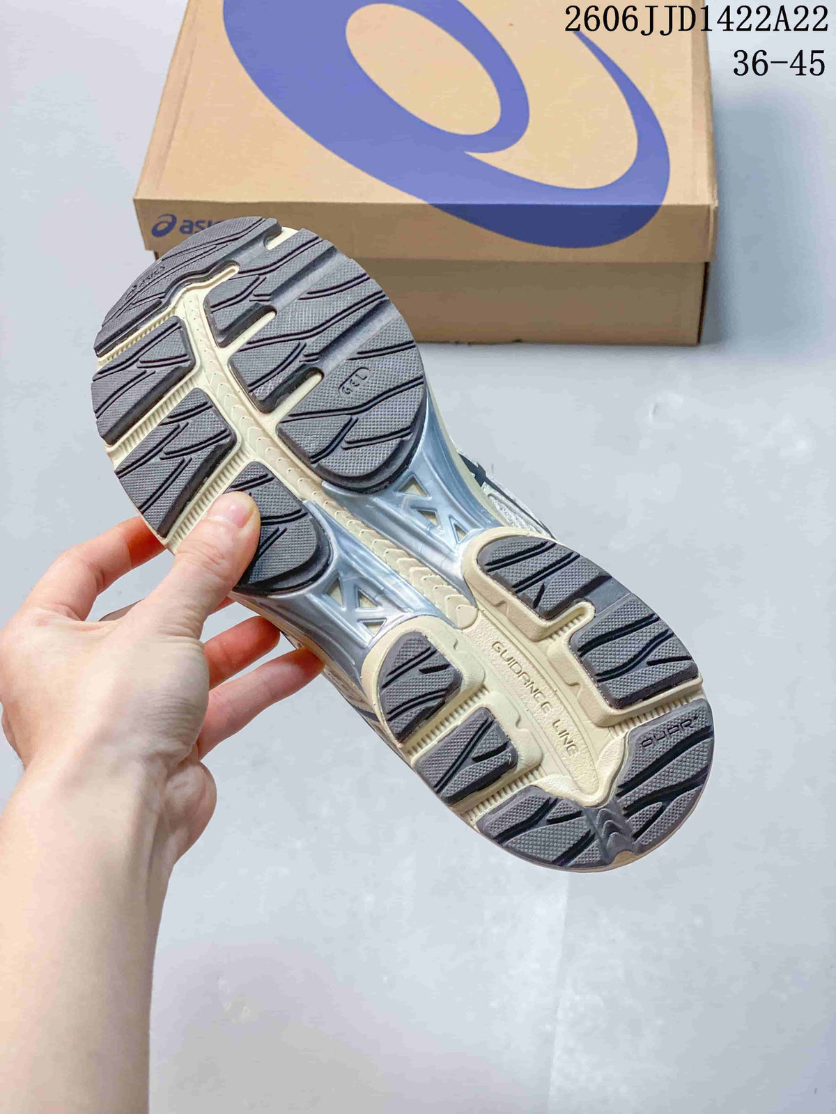 ASICS GEL-FLUX Running Shoes, Cream and Navy