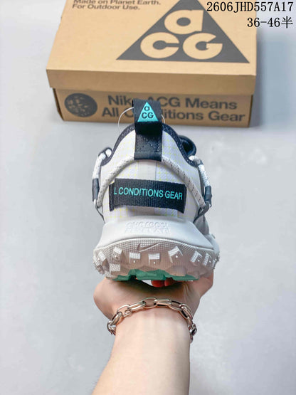 Nike ACG Mountain Fly Trail Sneakers White Black Aqua