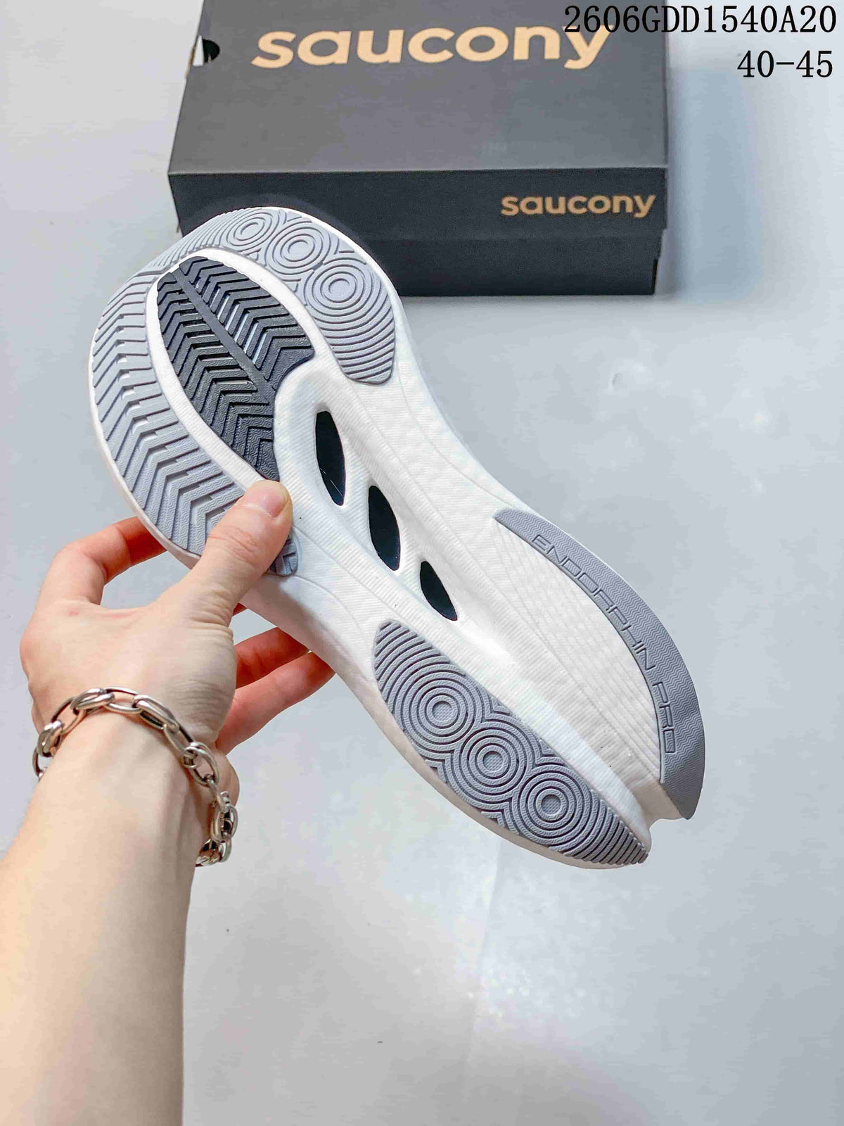 Saucony Endorphin Pro 5 Running Shoes, Navy and White
