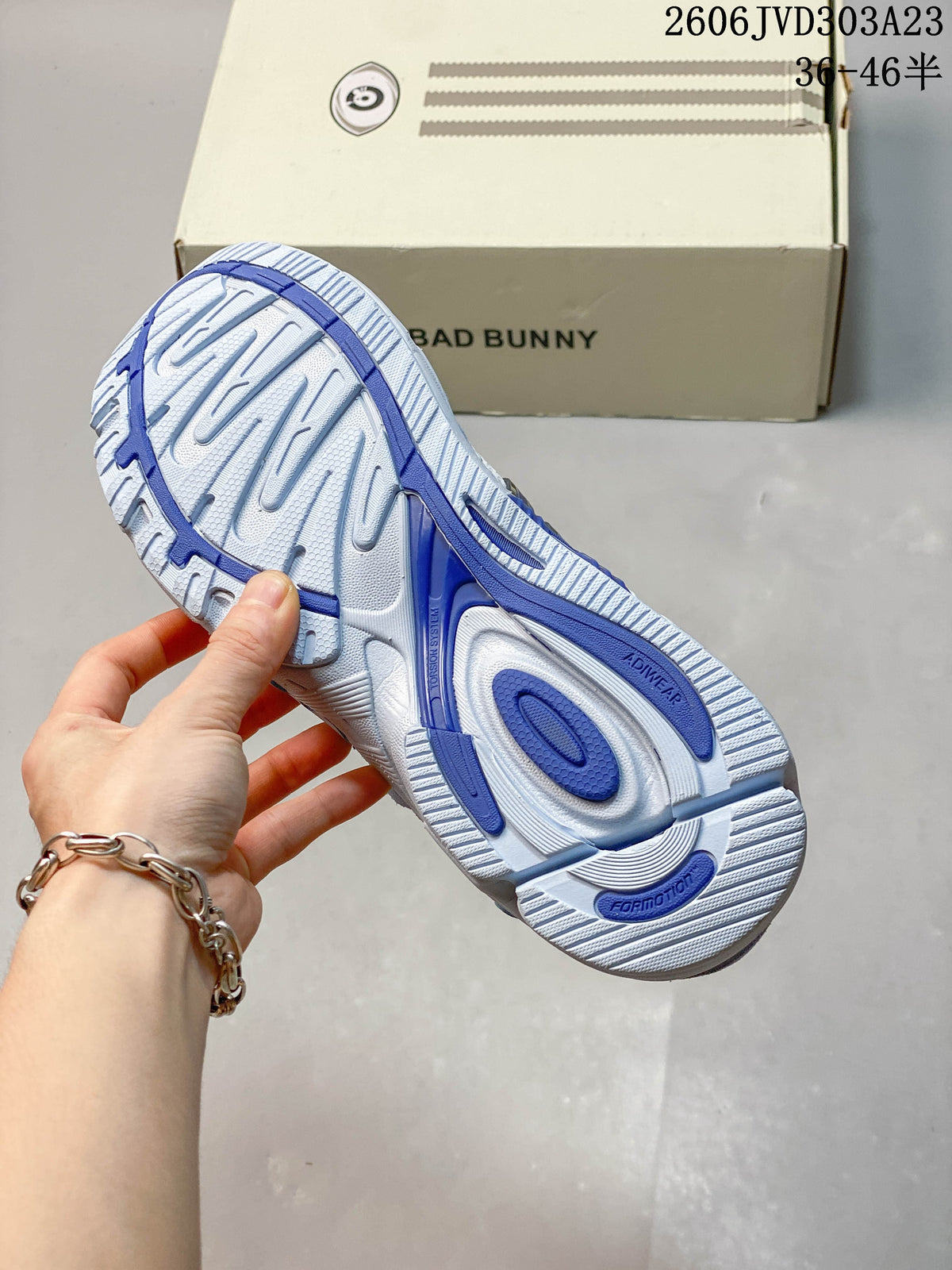adidas Response CL Bad Bunny Sneakers in Blue and White
