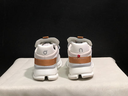 On Cloudnova 1 Sneakers in White Pearl