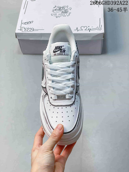 Nike Air Force 1 ’07 Low White Graphic Sneakers