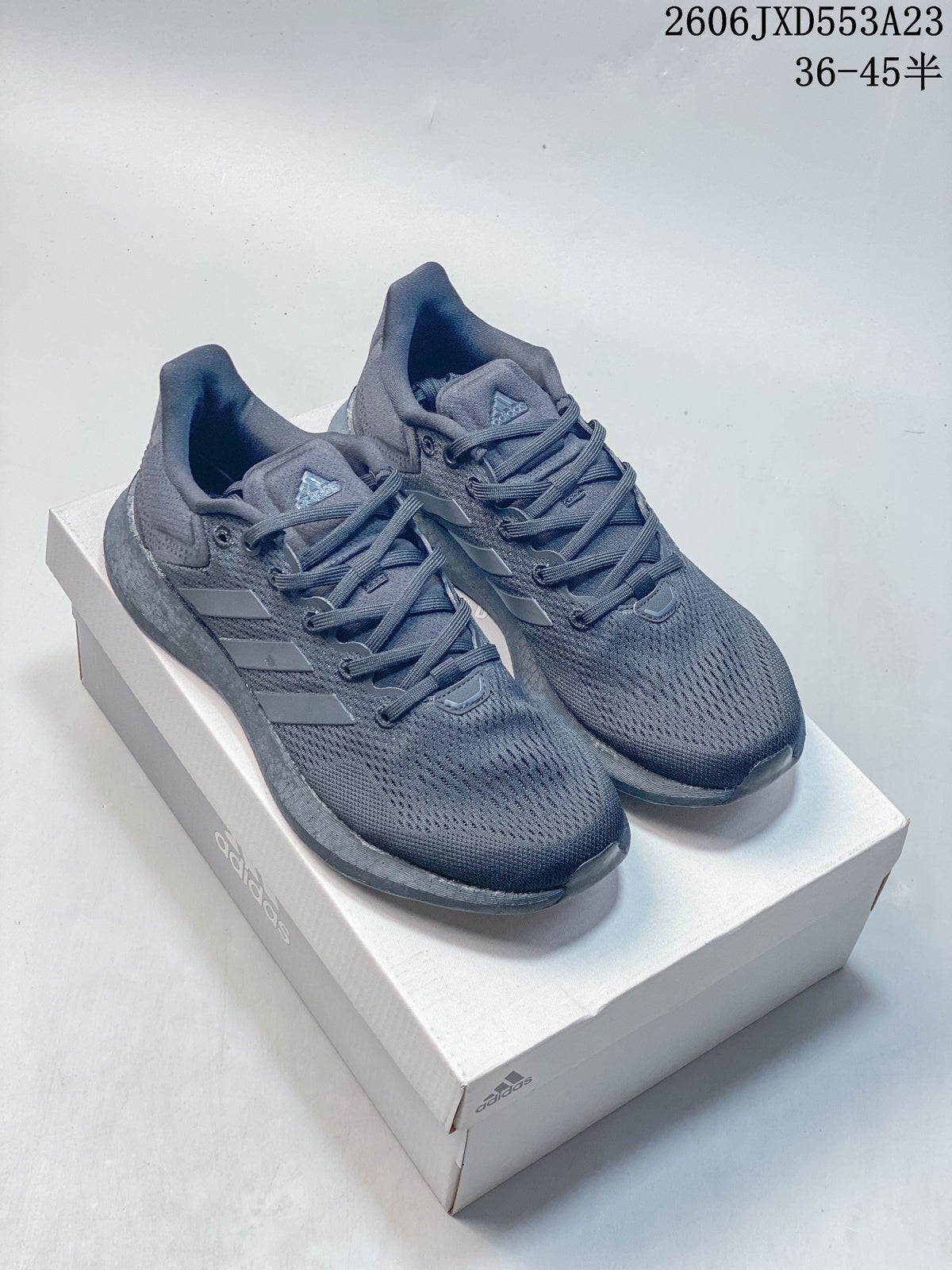 Adidas PureBoost 21 Running Shoes in Charcoal