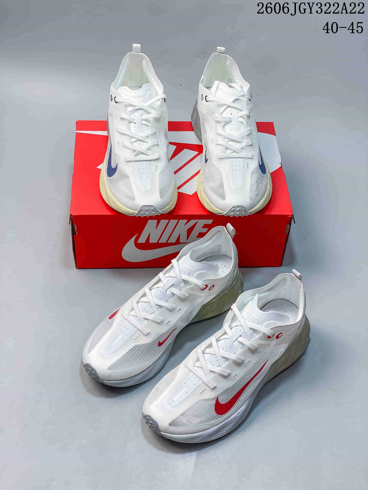 Nike Ava X Low-Top Running Shoes, White
