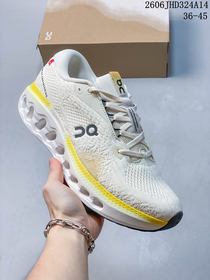 On Cloudtilt Low-Top Running Shoes, White and Gray