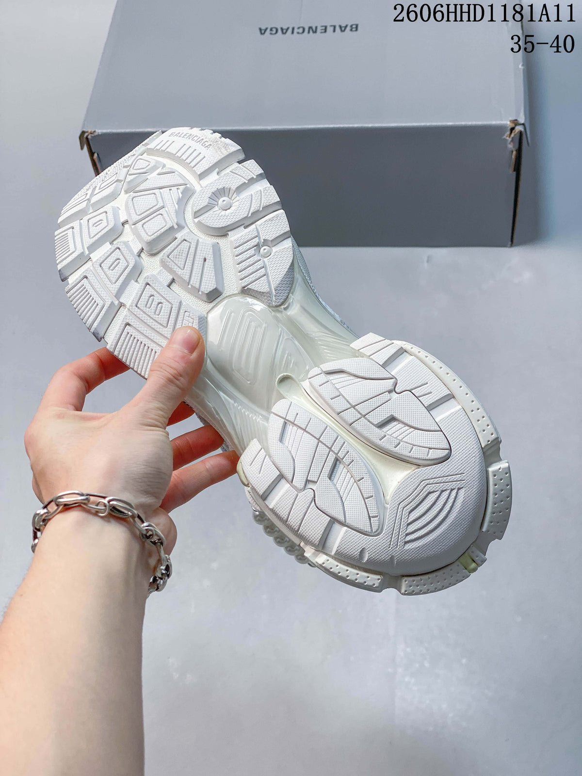 Balenciaga Runner Gradient Low-Top Sneakers, White