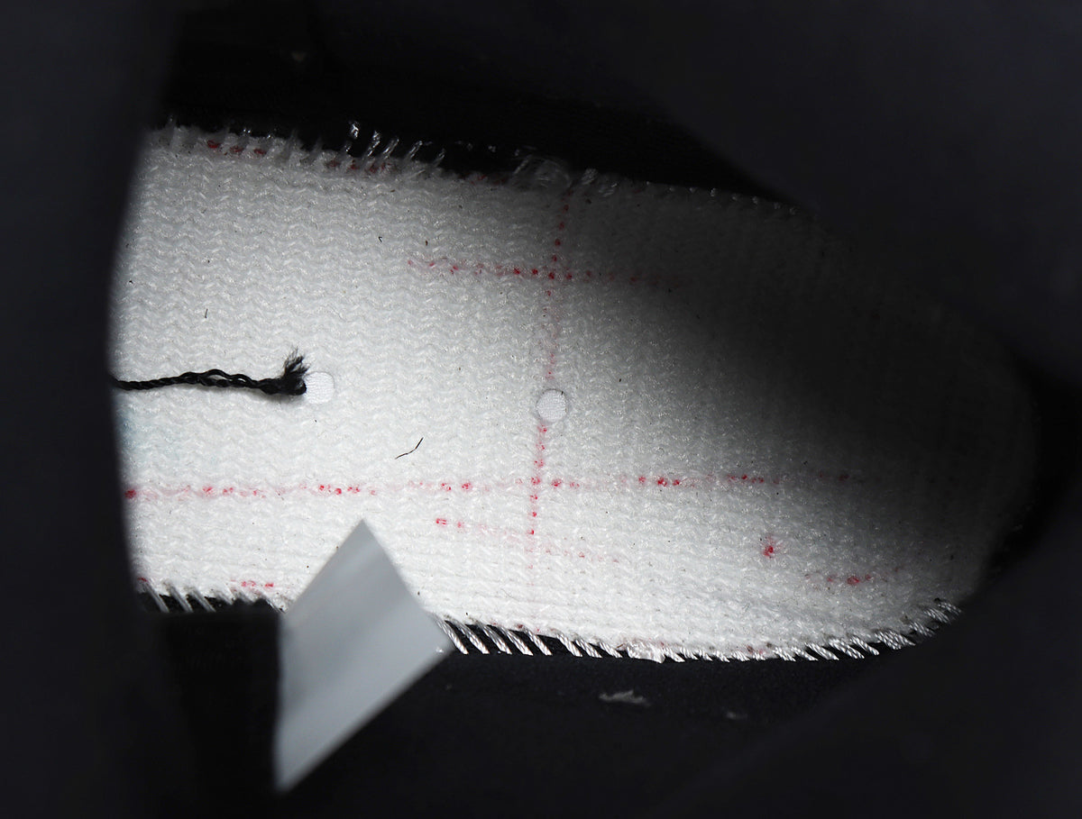 Close-up of the sneaker interior lining