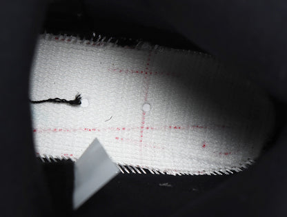 Close-up of the sneaker interior lining