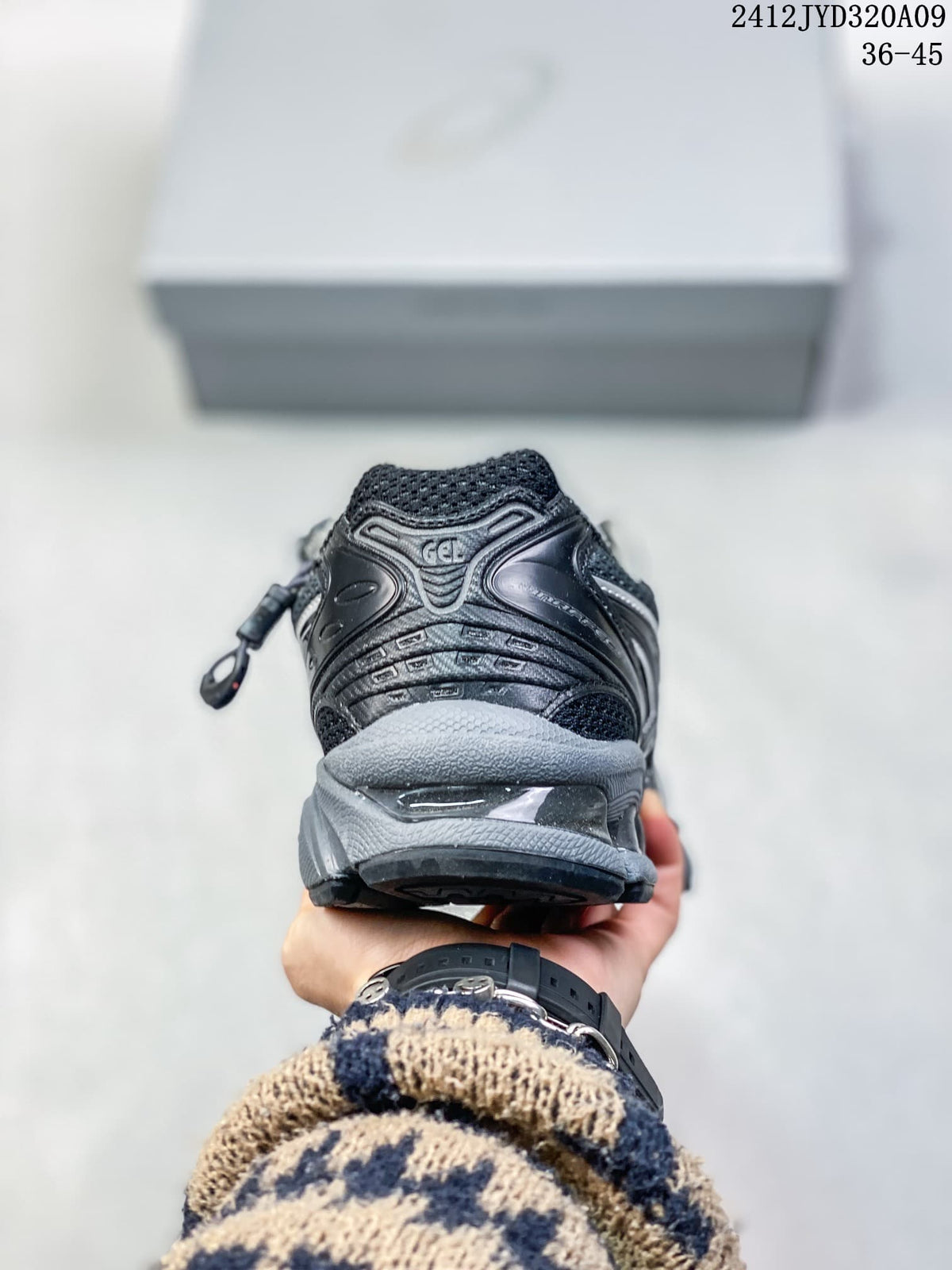 ASICS GEL-KAYANO 14 Trail-Style Sneakers, Charcoal Silver