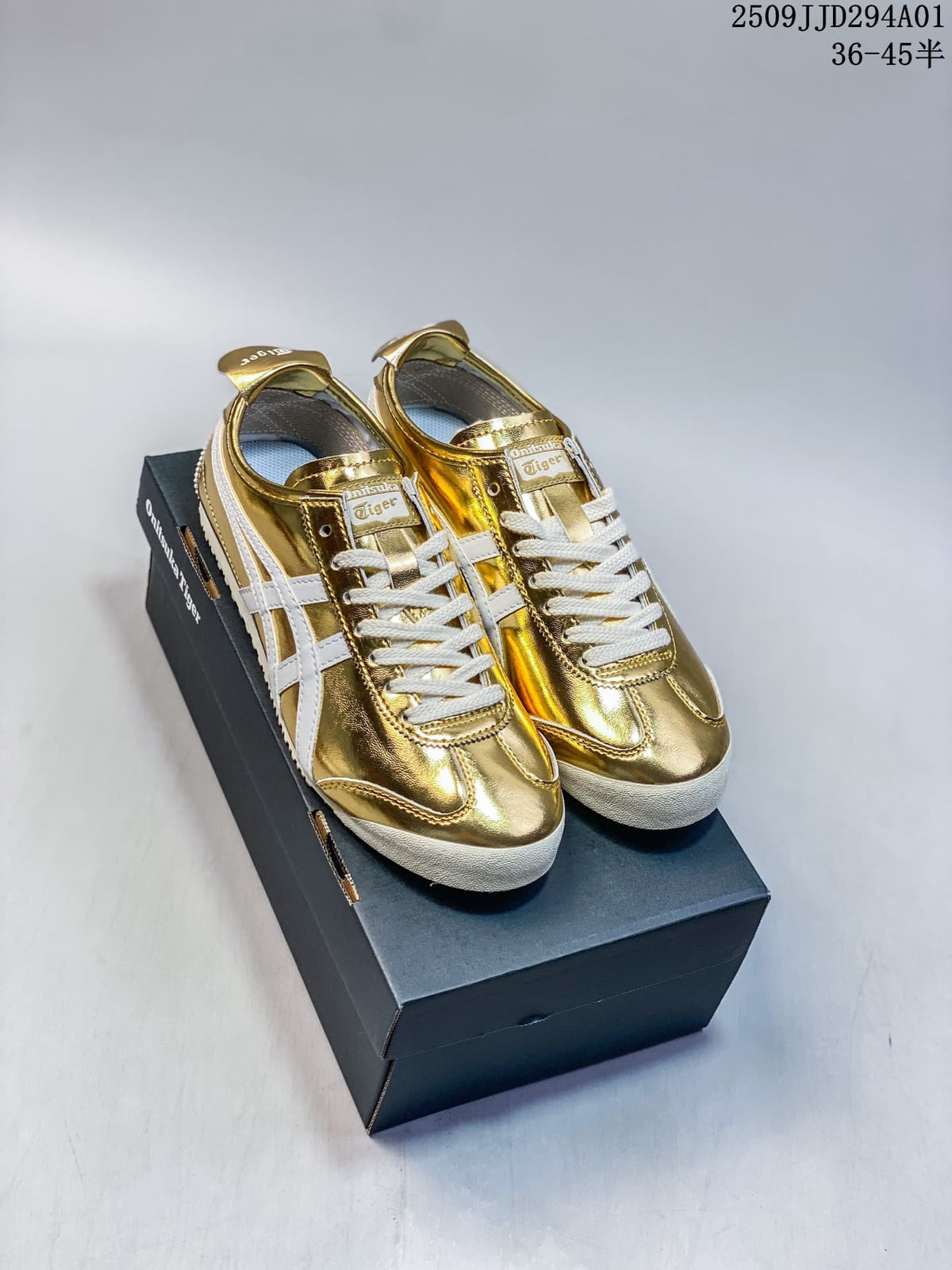 Onitsuka Tiger Mexico 66 Gold Sneakers
