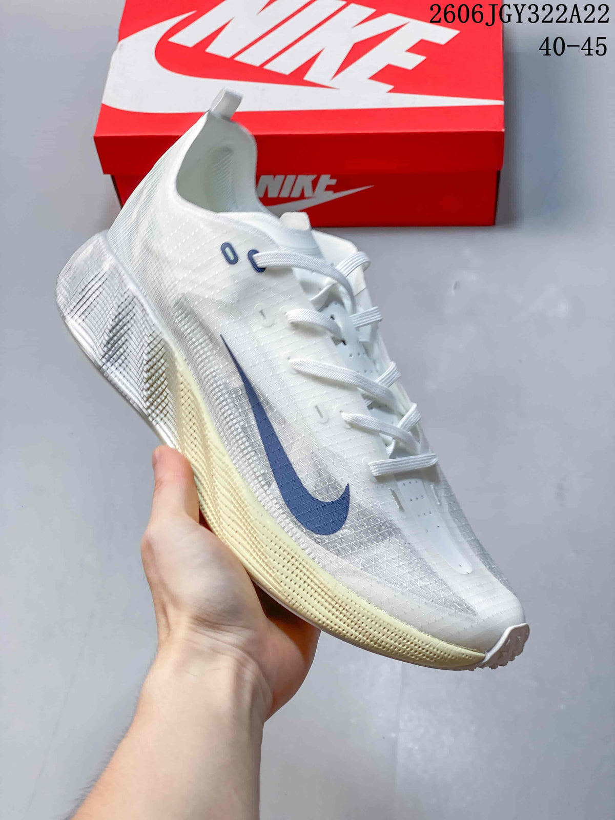 Nike Ava X Low-Top Running Shoes, White