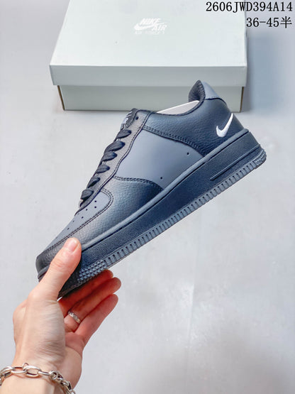 Nike Air Force 1 Low Posite Max Sneakers in Navy and Gray