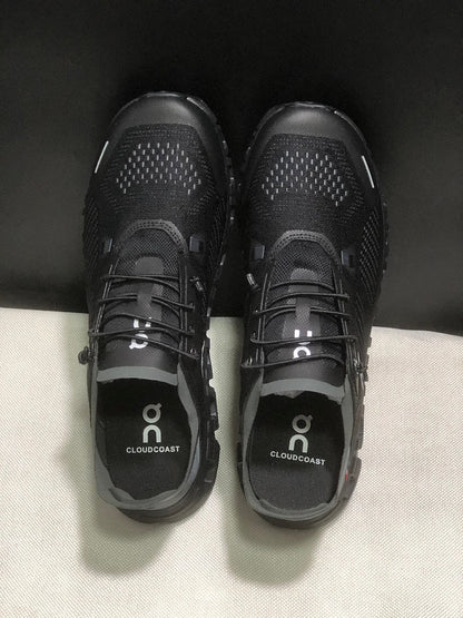 On Cloud 6 Coast Black Running Shoes