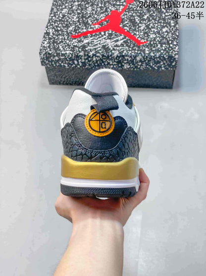 Jordan Spizike Low Sneakers White Navy Gold FQ1579-001