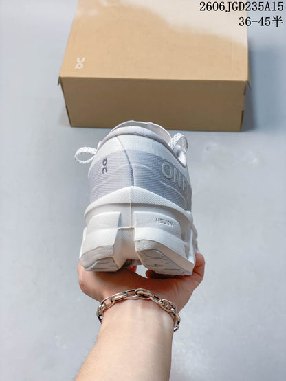 On Cloudmonster 3 White Running Sneakers