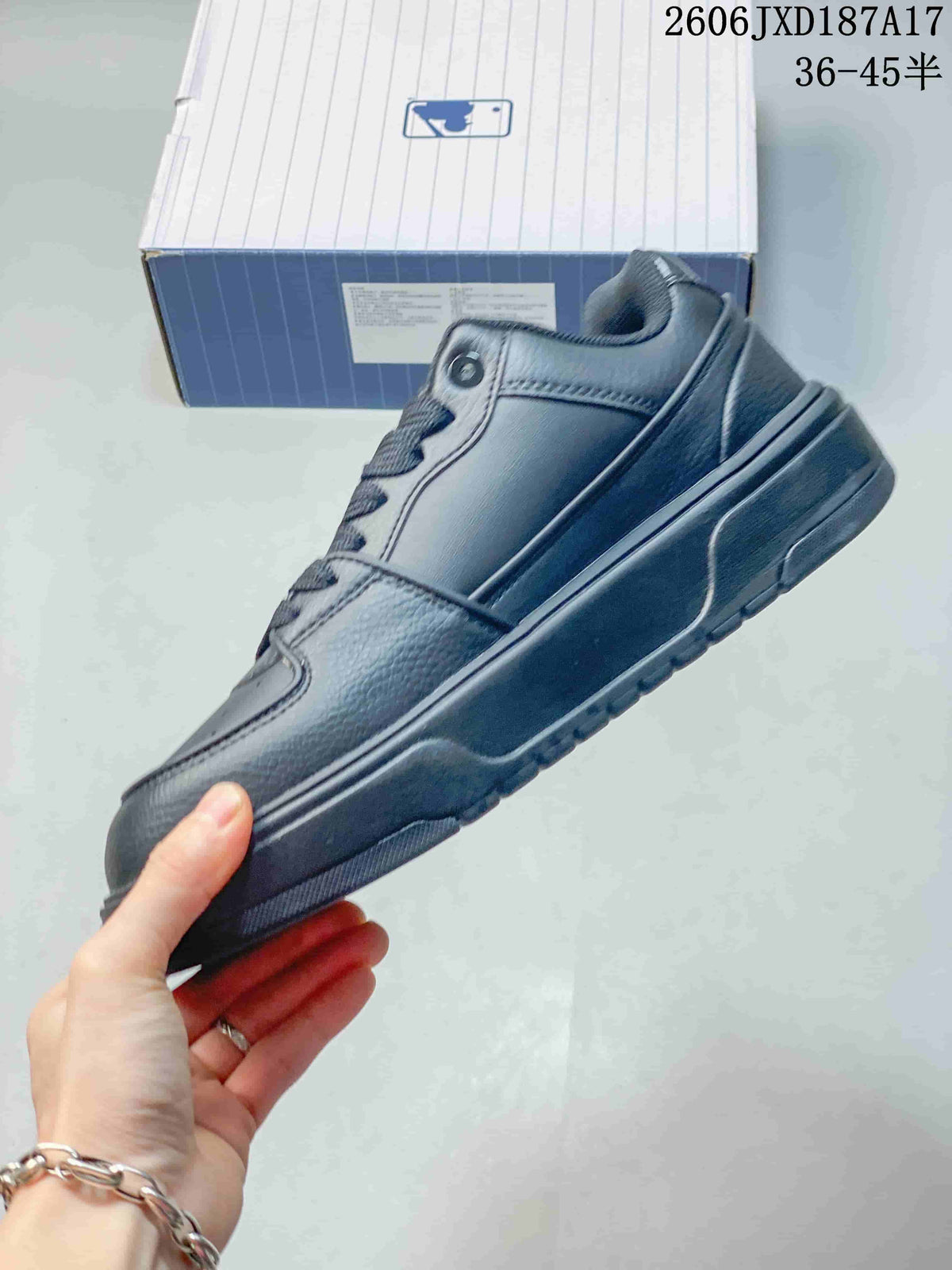 MLB Chunky Liner Denim Low-Top Sneakers, Navy, 3ASXM046N