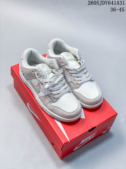 Nike SB Dunk Low Sneakers White and Grey IB4417-105