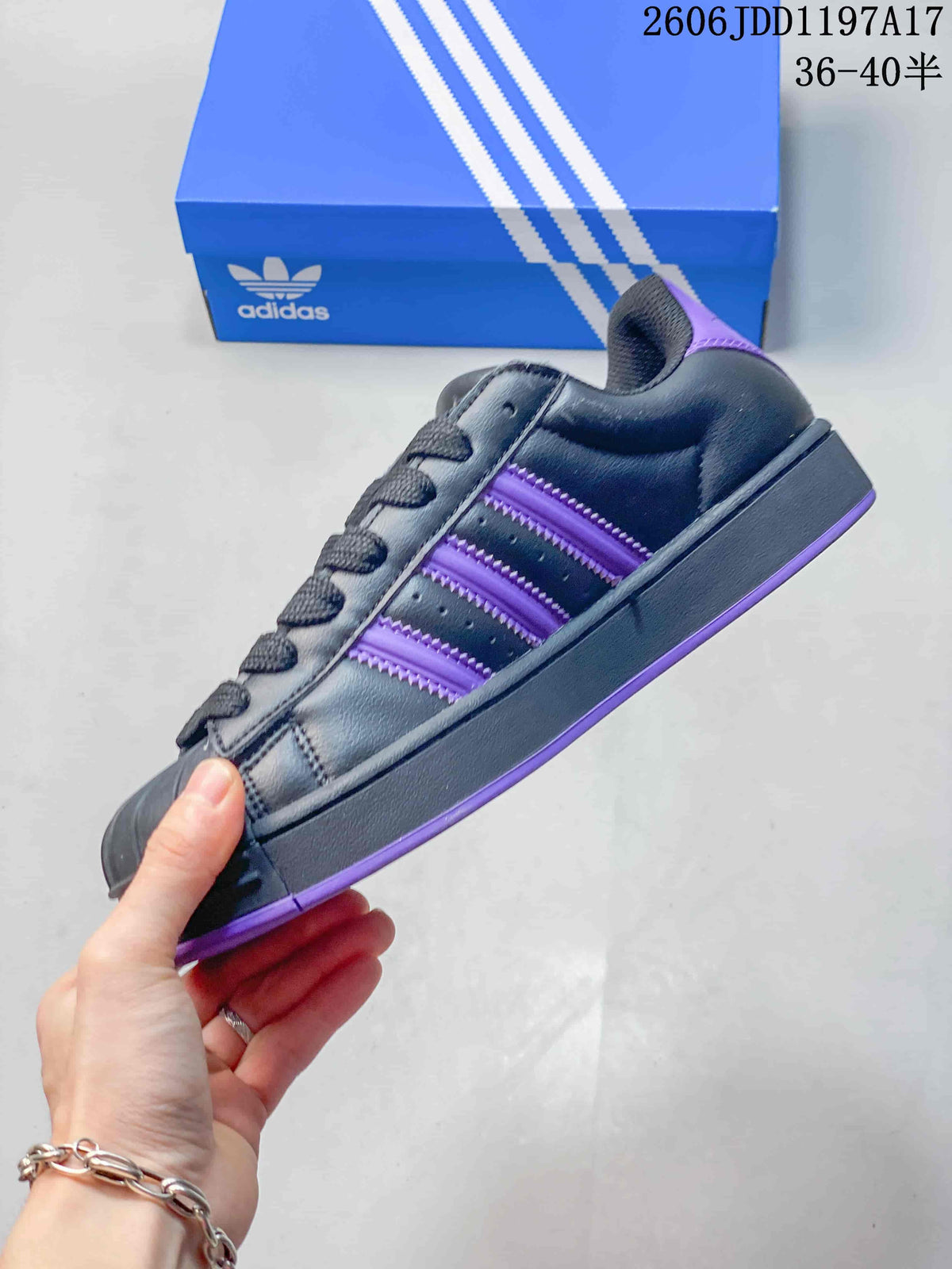 adidas Superstar ST Sneakers Black Purple ID6222