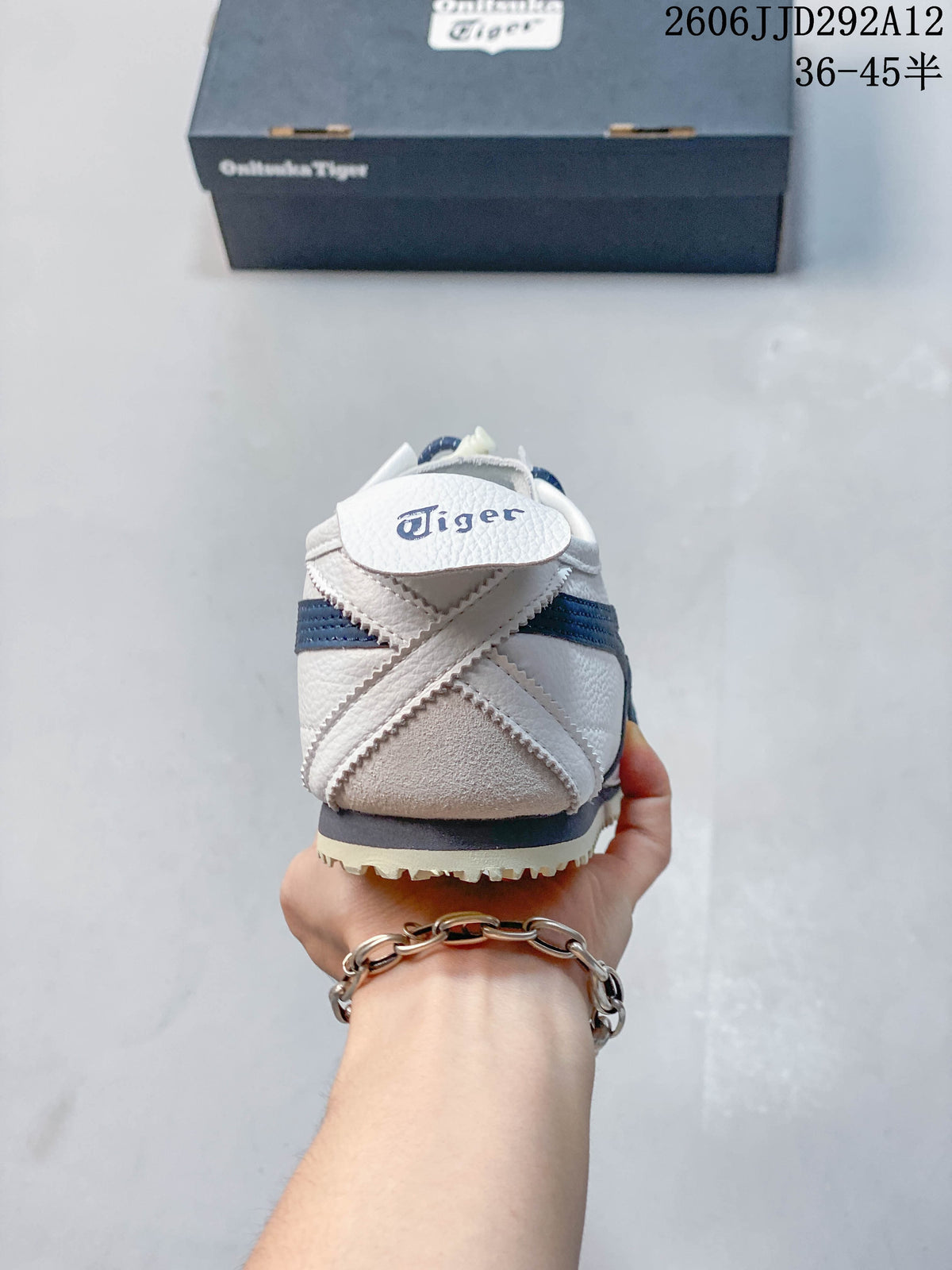 Onitsuka Tiger Mexico 66 Deluxe White Navy Sneakers