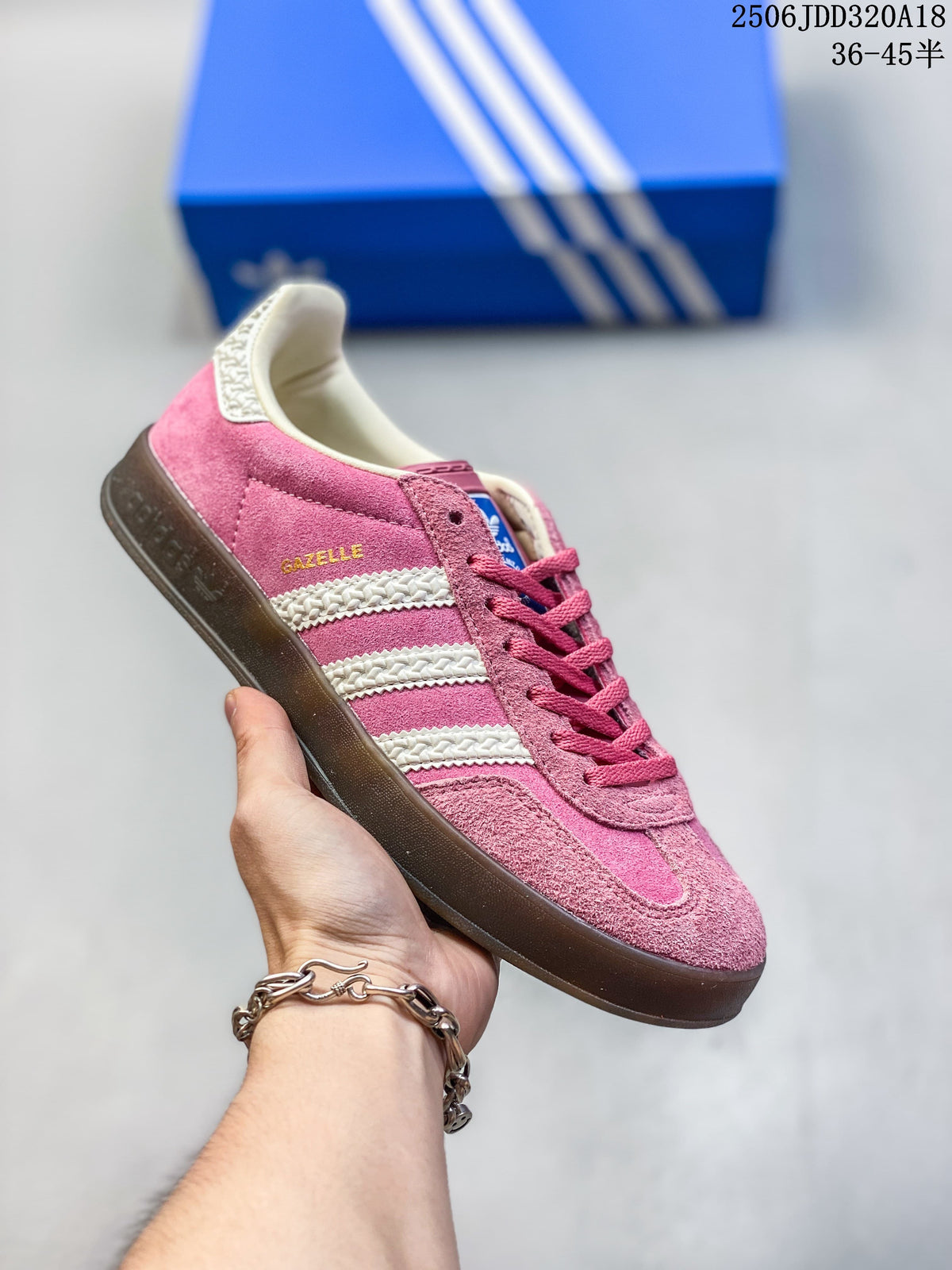 Adidas Gazelle Suede Sneakers with Gum Sole
