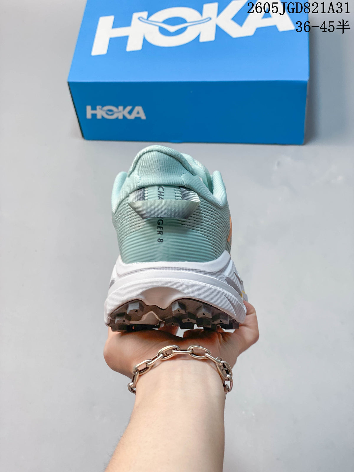 HOKA Challenger 8 Running Shoes in Light Blue