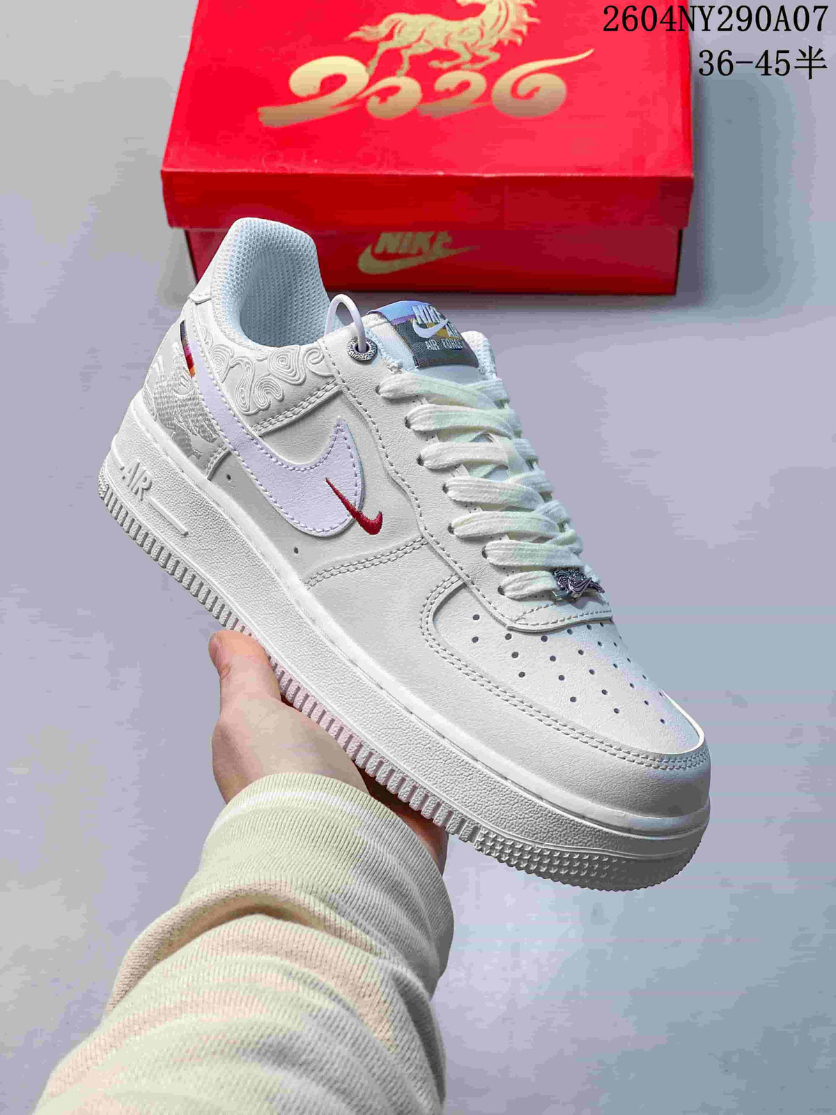 Nike Air Force 1 Low Year of the Horse White Sneakers