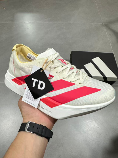 adidas Lightstrike Pro Running Shoes White Red JR4542