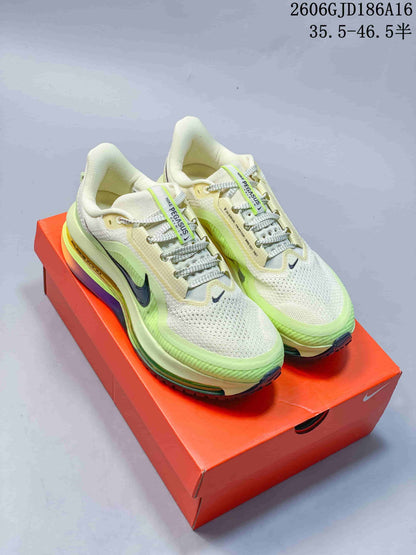 Nike Air Pegasus Premium Sneakers in Ivory and Volt