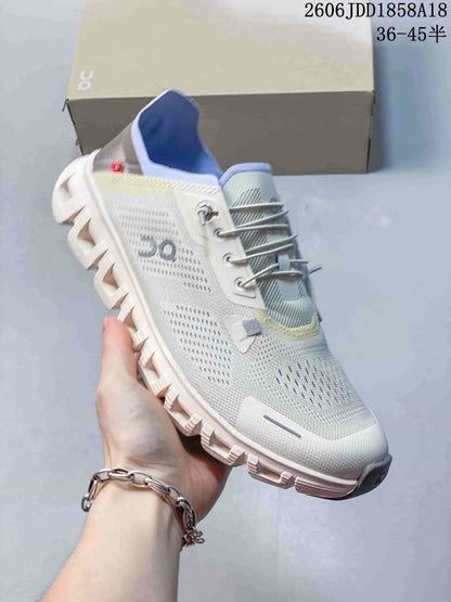 On Cloud 6 Coast Lightweight Sneakers in White