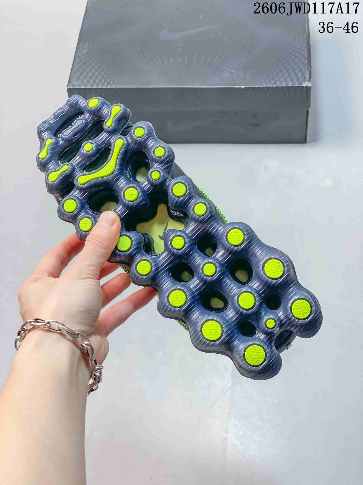 Nike Air Liquid Max Running Sneakers, Charcoal and Volt
