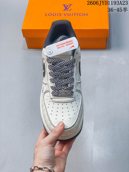 Nike Air Force 1 Low Louis Vuitton-Style Custom Sneakers