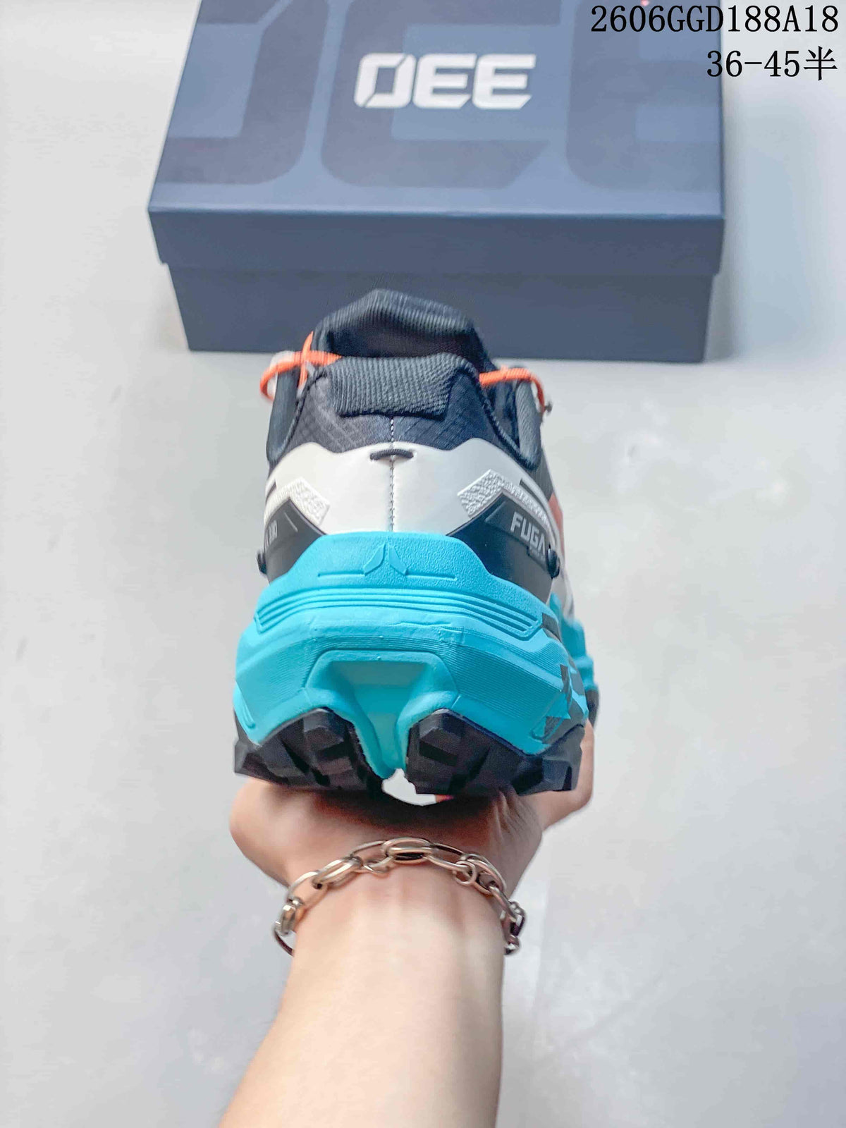 Kailas FUGA EX330 2 Trail Running Shoes, Teal/Orange