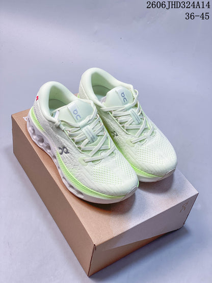 On Cloudtilt Low-Top Running Shoes, White and Gray