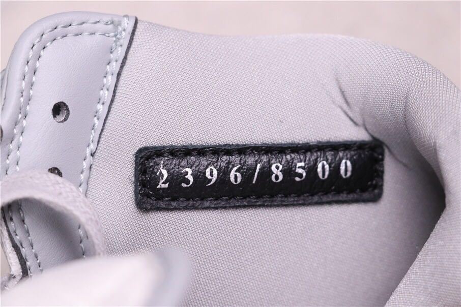 Close-up of an interior label marked 2396/8500.