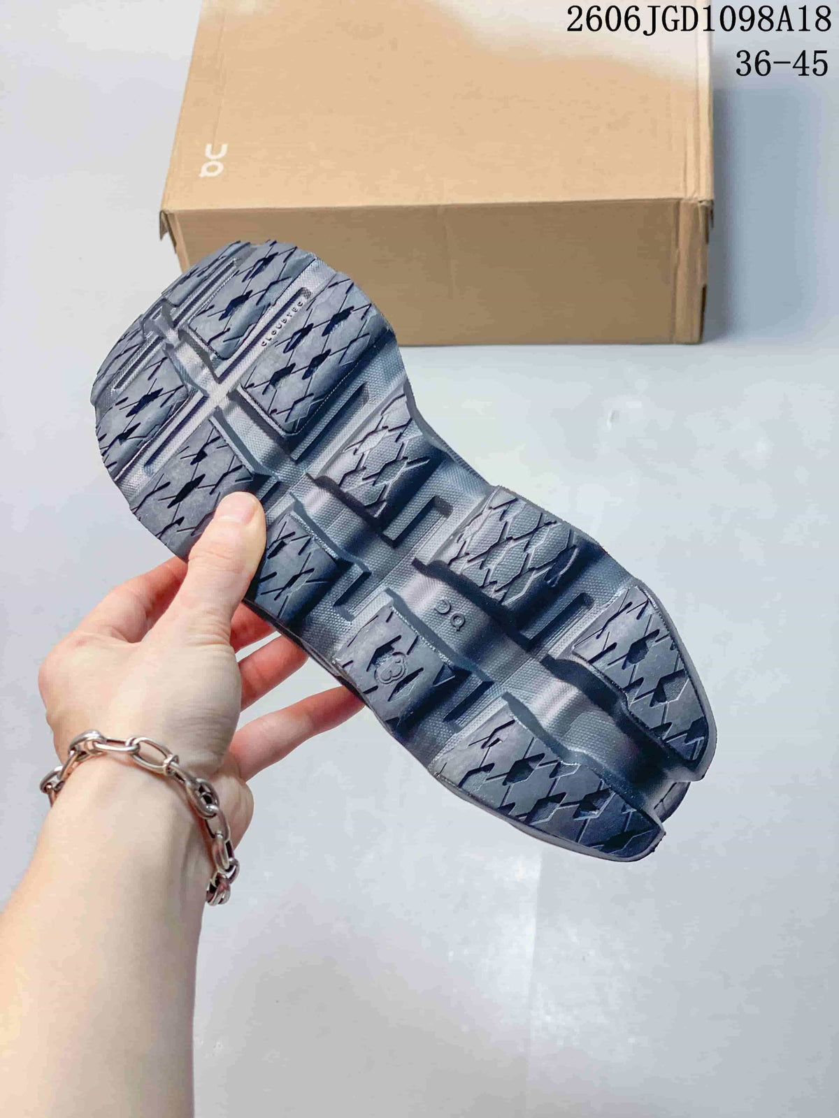 On Cloudmonster 3 Running Shoes, Charcoal, 611280ASEWO
