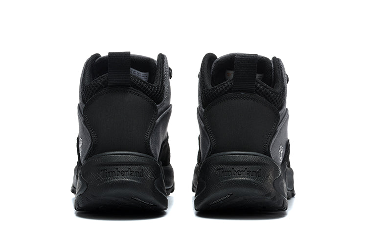 The North Face Waterproof Black Mid-Top Hiking Sneakers