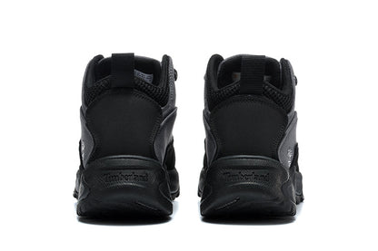 The North Face Waterproof Black Mid-Top Hiking Sneakers