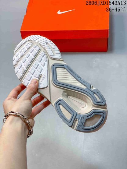 Nike Structure Plus Running Shoes in White and Pale Green