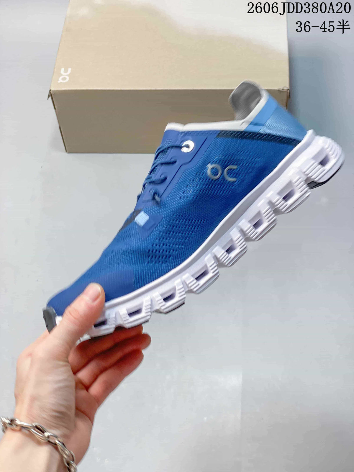 On Cloud 6 Coast Blue Lightweight Sneakers