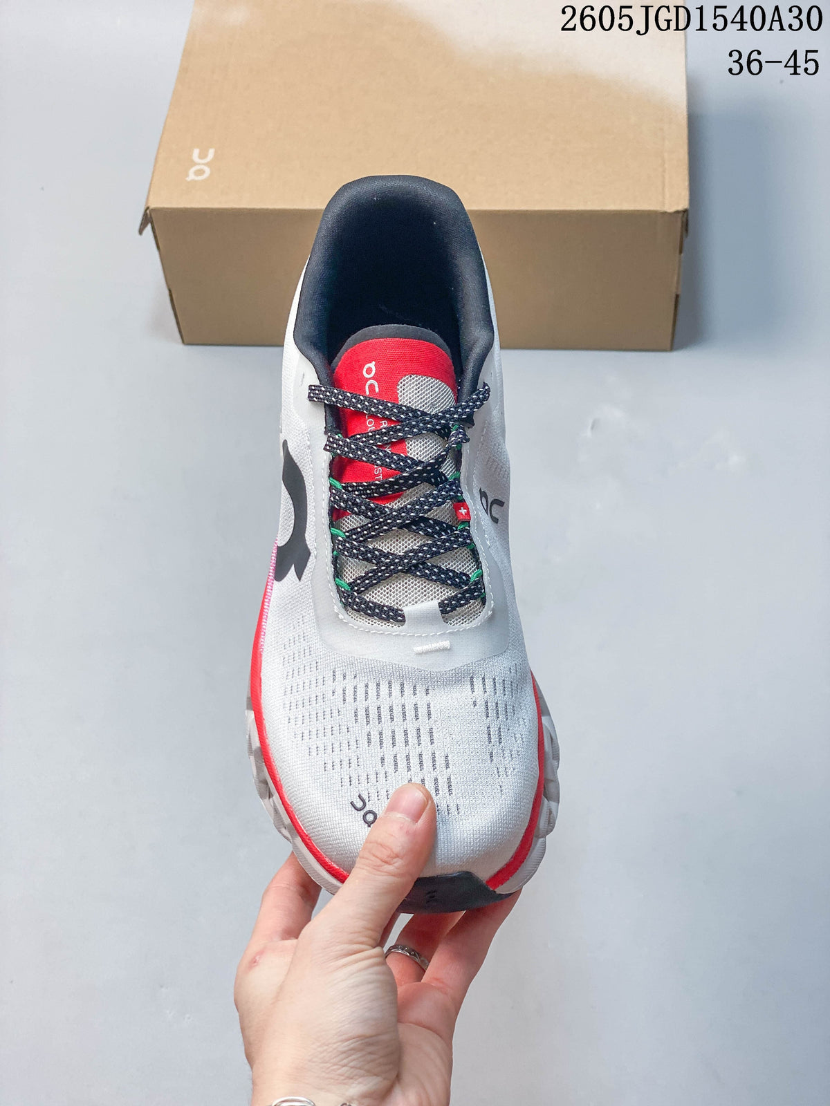 On Cloudmonster 2 Running Shoes, White and Coral