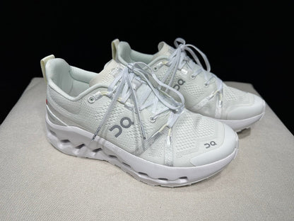 On Cloudsurfer Trail White Trail Running Shoes