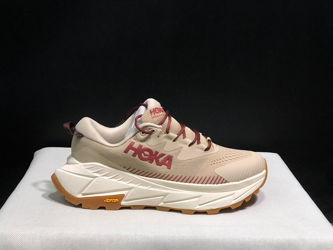 HOKA Skyline Float X Trail Sneakers in Beige