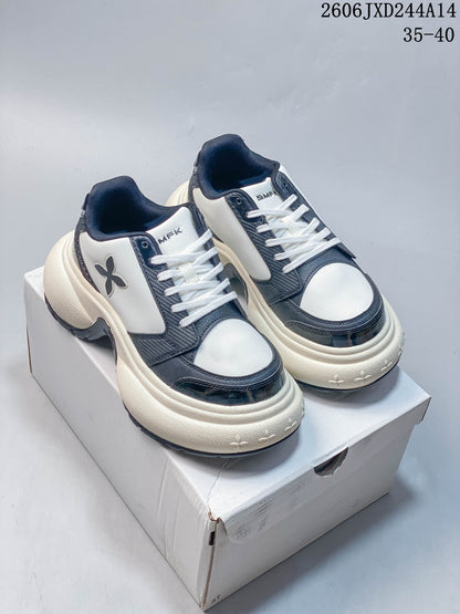 SMFK Women’s Retro Sneakers White 06JXD244A14